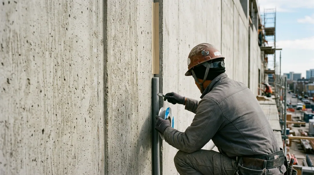 Closed-cell or open-cell rod installed to set joint depth and prevent the sealant bonding to the — Fort Wayne, IN