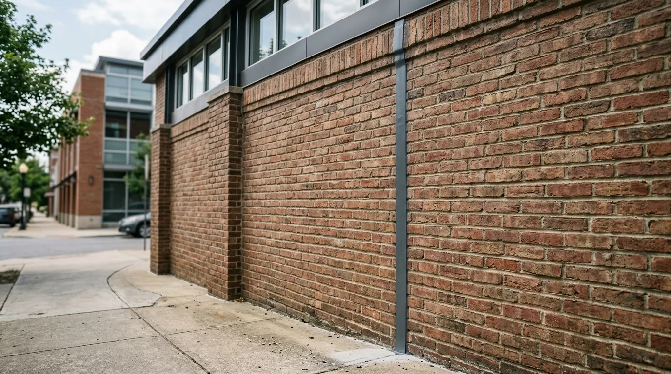 The finished result of professional commercial caulking: the completed work looking clean, correct — Fort Wayne, IN